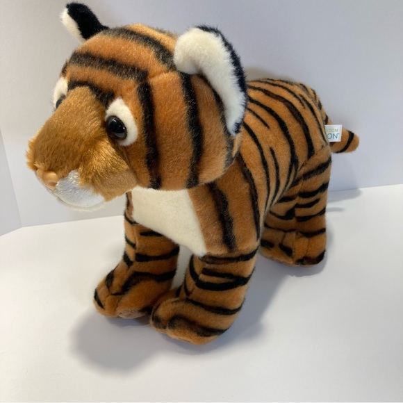 Destination Nation Bengal Tiger Plush Stuffed Animal Toy Orange Standing Clean - Picture 1 of 11